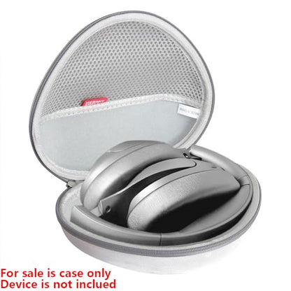 Hermitshell Hard Travel Case for BERIBES/TOZO HT3 / TOZO HT2 Hybrid Active Noise Cancelling Headphones (Silver) - color: silver