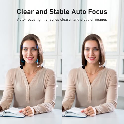 saylas 4K Webcam with 4 Noise Cancellation Microphone, W8GS Web Cam, Privacy Cover, 85° FOV, Plug & Play Web Streaming Camera for Computer, USB Webcam for Pc, Laptop, Desktop, Mac - color: 4K/85° FOV