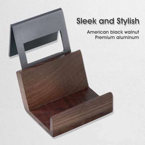 NIRVASH Walnut Controller Wall Mount, Wood Game Controller Holder Stand & Headphone Hanger, Controller & Headset Stand for Xbox, PS5, Remote, Gamer Gifts for Men (2 Pack Grey) - color: Grey (2 Pack)