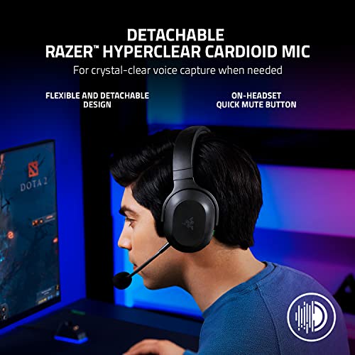 Razer Barracuda X Wireless Gaming & Mobile Headset, Black - color: Classic Black, size: Standard, style: Barracuda X
