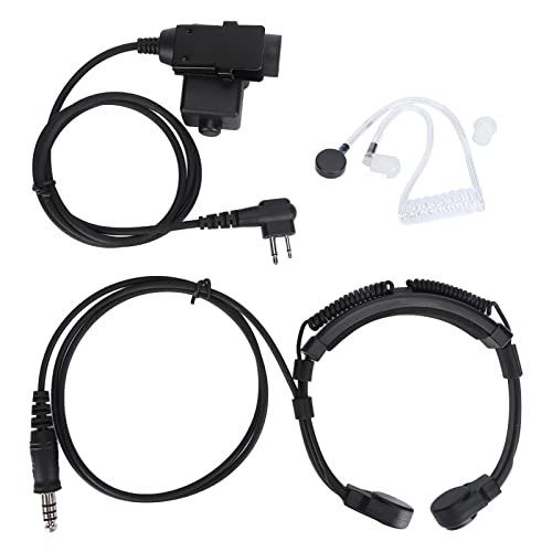 U94 PTT Military Adapter ＋ Mobile 2 Pin 7.1mm Headset System Adapter Push to Talk for Motorola Radio, PU+PTT Material