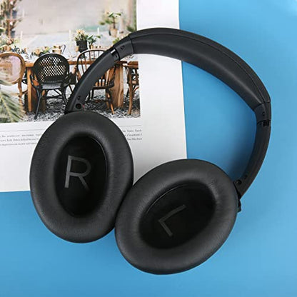 Earpads for Bose QuietComfort 45 QC45 QC35 ii QC35 Ear Pads Headphones Ear Cushions Replacement with Upgraded Memory Foam - color: QC45 Black