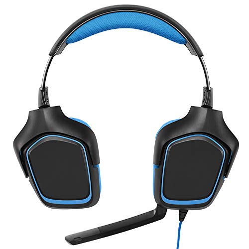 Geekria Mesh Fabric Headband Pad Compatible with Logitech G930, G430, F450 Headphones, Replacement Band Repair Part (Blue). - color: Blue