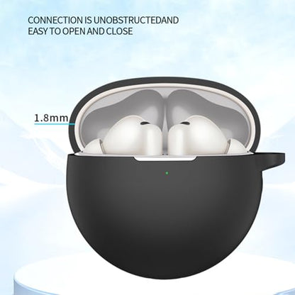 Durability Silicone Protective Cover for Wireless Earbuds Pouches AntiScratch Lightweight Case Easy - color: Red