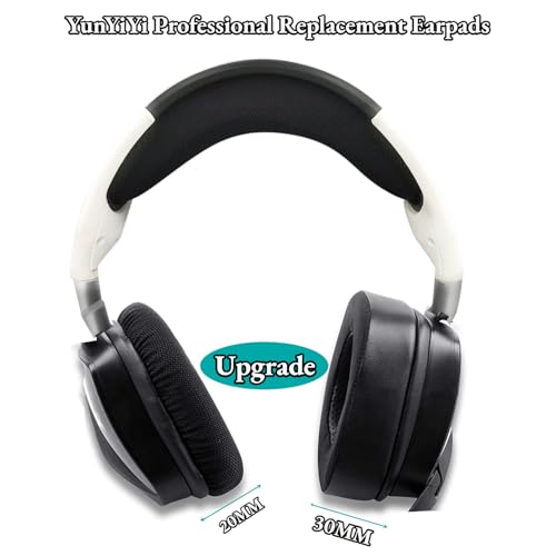 Ear Pads for Corsair Void Pro/Void RGB Elite/Void RGB SE | Gaming Headsets Replacement Cooling-Gel Cushions with Breathable Ice Silk Fabric-Black