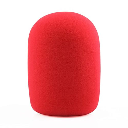 LEFXMOPHY PodMic Pop Filter, for Rode Procaster Podcaster NT1 NT1-A NT2-A NT-USB K2 NT1000 NT2000 Windscreen Replacement Foam Cover Pod Mic Wind Screen, WS2 Red Microphone Muffler