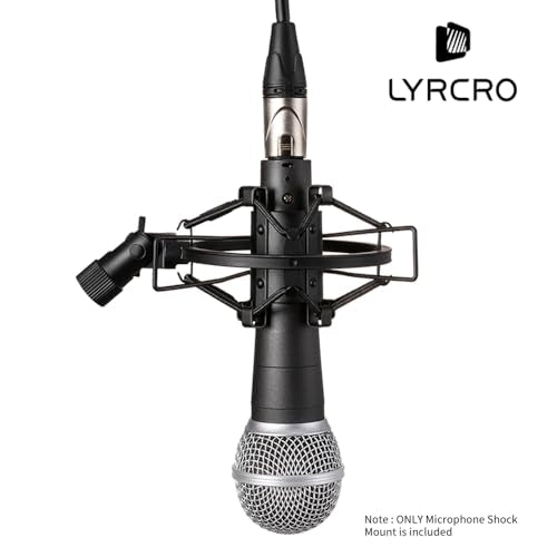 Microphone Shock Mount Holder Clip Mic Anti-Vibration for 22mm-26mm Diameter Dynamic Mic Like Shure SM58 58S SM57 PAG48 Sennheiser E835 E845 AKG D5S Samson Q7 Q8 Behringer Xm8500