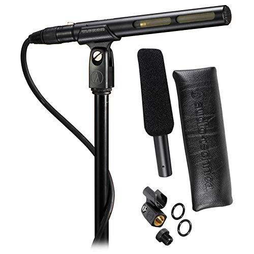 Audio-Technica (2) AT875R Shotgun Condenser Microphones Ideal for Video Production and Broadcast Audio Acquisition