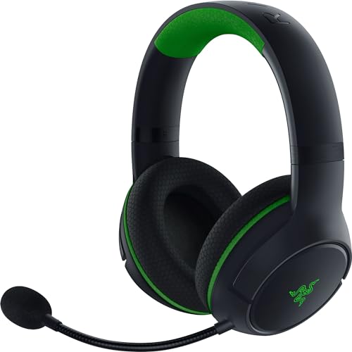Razer Kaira Wireless Gaming Headset for Xbox Series X|S, Xbox One: Triforce Titanium 50mm Drivers - Cardioid Mic - Breathable Memory Foam Ear Cushions - EQ Pairing Button - Windows Sonic - Black - color: Black, style: Kaira