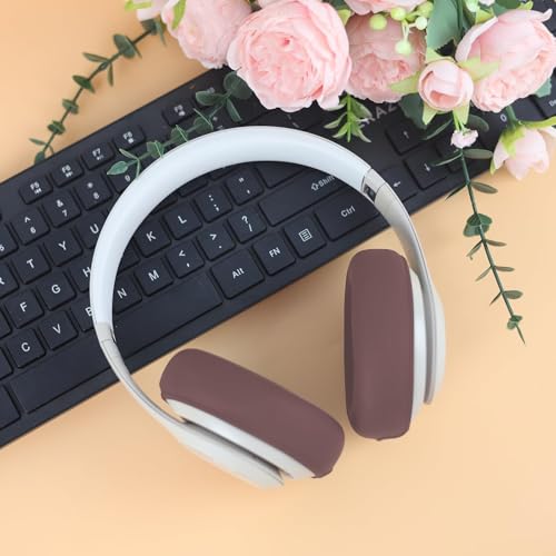 Studio Pro Ear Covers for Beats Studio Pro Headphones Sweat Proof Covers Shockproof and Drop-Resistant,Washable Silicone Case Accessories(Brown) - color: Brown Case
