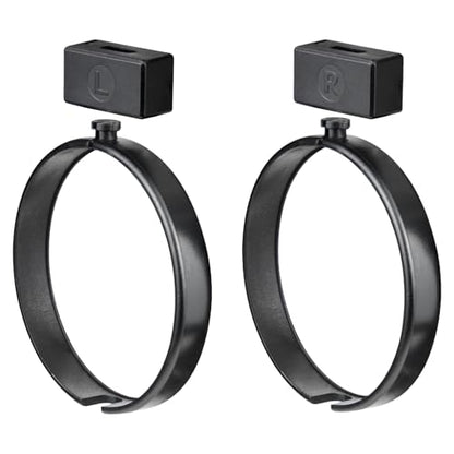 SOULWIT Headphones Broken Hinge Swivel Fix Linking Connectors Repair Kit for Jabra Evolve 65/40/30/20 Headsets (Wired Only), Replacement Joints for Headband Side Cover Slider Accessories - Black