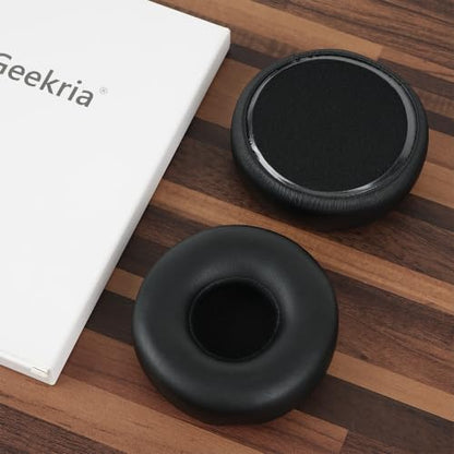 Geekria Replacement Ear Pads Compatible with Monster DNA On-Ear Headphones Ear Cushions, Headset Earpads, Ear Cups Cover Repair Parts (Black)
