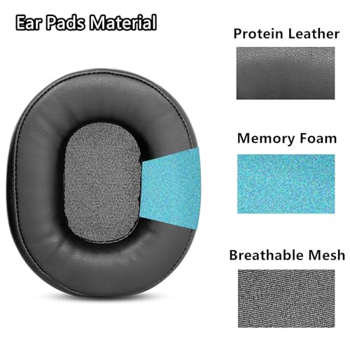 Positive Vibration XL Ear Pads Ear Cushions Earpads Replacement Compatible with House of Marley Positive Vibration XL Headphone