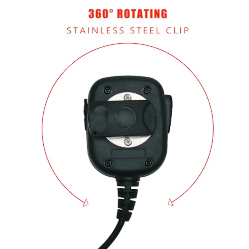 Shoulder Speaker Mic for Motorola Talkabout 2-Way Radios 1-Pin
