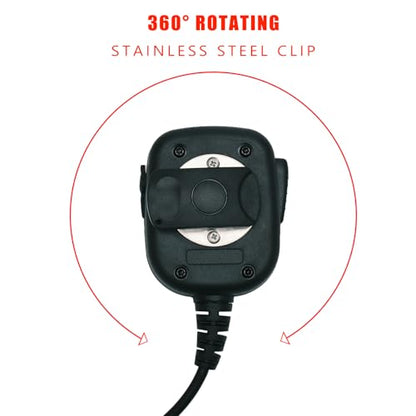 Shoulder Speaker Mic for Motorola Talkabout 2-Way Radios 1-Pin