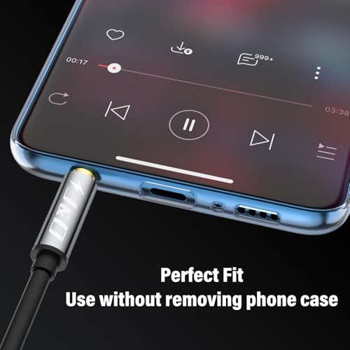J&D 3.5mm Male to 2 RCA Phono Male Stereo Audio Cable, Aluminum Alloy Shell Gold-Plated RCA Audio Adapter Aux Cable, Grey, 6 Feet - color: Grey, size: 6 Feet