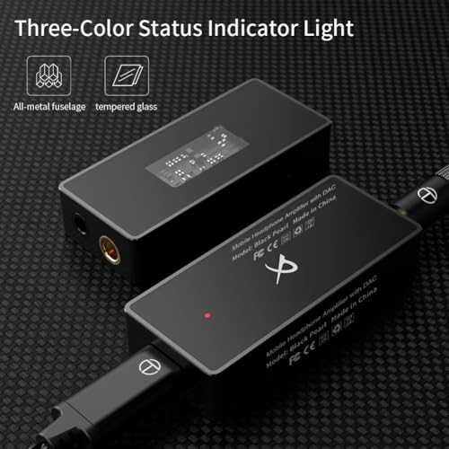 TRN Black Pearl Decoder Dual CS43131 Portable USB DAC/AMP - color: Black Pearl