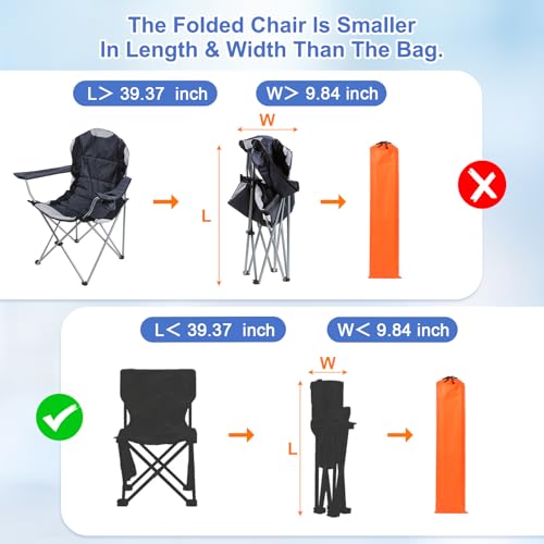 2 Pcs 40 x 10 Inch Tripod Monopod Case Bag, Oxford Cloth Foldable Tripod Carrying Case Bag with Drawstring, Fits Speaker/Light Stand/Studio/Outdoor/Travel/Camping, Orange - size: 40x10 Inch