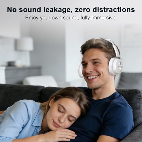 Wireless Headphones for TV, TV Headphones Wireless for Seniors with Transmitter Charging Base, 3 Audio Modes & Low Latency & Blutooth 5.4, Bluetooth Headphones for TV Watching, Gifts for Elderly
