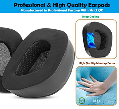Void Pro Wired Wireless Gaming Headset Ice-Feel Gel Layer Replacement Earpads Compatible with Corsair Void/Void Pro Wired 7.1 Wireless Gaming Headsets Earpads Cushion