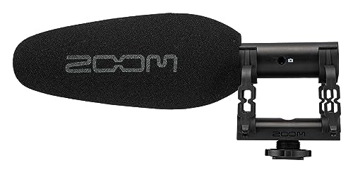 Zoom ZSG-1 Stereo On-Camera Shotgun Microphone, for Capturing Dialogue and Sound Effects, Highly Directional, Shockmount, Lightweight, Use with Camera or Mobile Phone, for Content Creators