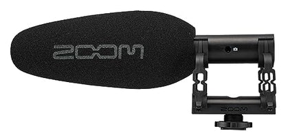 Zoom ZSG-1 Stereo On-Camera Shotgun Microphone, for Capturing Dialogue and Sound Effects, Highly Directional, Shockmount, Lightweight, Use with Camera or Mobile Phone, for Content Creators