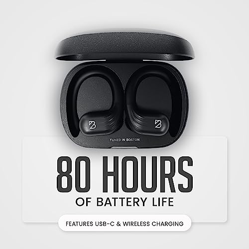 Back Bay Audio Runner Wireless Running Earbuds, Earbud Over Ear Hooks - color: Black