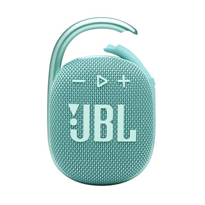 JBL Clip 4, Teal - Portable Bluetooth 5.1 Speaker - Up to 10 Hours of Play - Waterproof & Dust Resistant - Includes Noise & Echo-Canceling Speakerphone - color: Teal