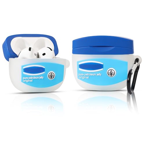 (2Pack+Cleaner Pen) XMBYGY Case for Apple AirPods 4th Generation Earbuds with Cleaning Pen Kit, Silicone Cute Charging Case Shockproof Protective Cover and Carabiner for AirPods 4 (REM+FSL) - color: REM+FSL