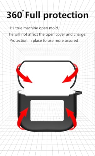 Case - Universal 360° Shock - Resistant Ultimate Protective Case with Waterproof & Scratch - Free Features and Headphone Charging Compatibility (White+Red) - color: White+Red