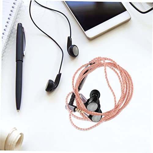 Multifunctional DIY Headset Cable with Microphone Soft Durable Replacement Wire for Gaming and Audio Compatible with Mmcx Earphones and Headsets