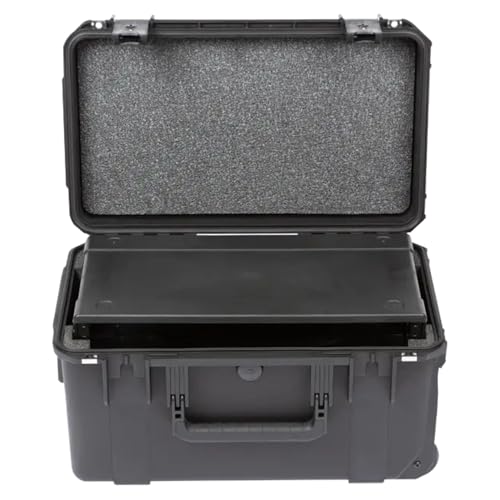 SKB iSeries 3U Shallow Fly Rack Waterproof Polypropylene Hard Case, 9 Inch - size: 3U