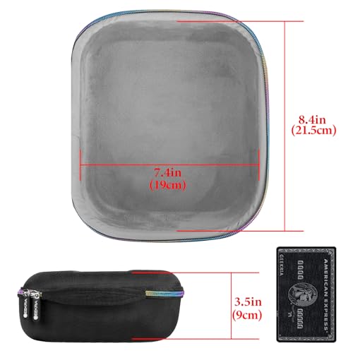 Geekria Shield Headphones Case Compatible with Sennheiser HD400PRO, HD560S, HD598, HD 599SE, HD280PRO, HD 600, Replacement Hard Shell Travel Carrying Bag with Cable Storage (Black) - color: Black