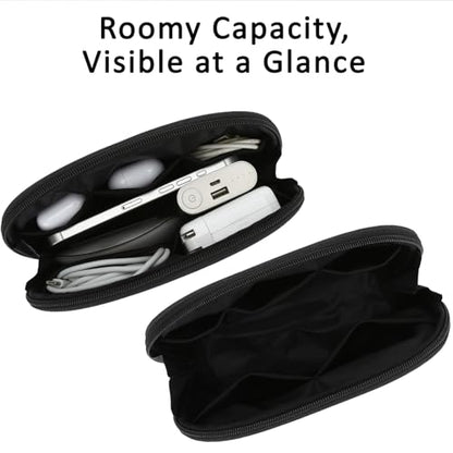 E-Tree Small Tech Pouch (7.8" x 5"),Travel Electronics Organizer Case