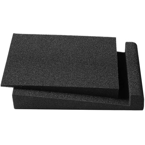 Studio Monitor Isolation Sponge Pad Vibration Dampening Shock Absorbing Base Enhances Bass Response and Safe Placement Sponge Pads