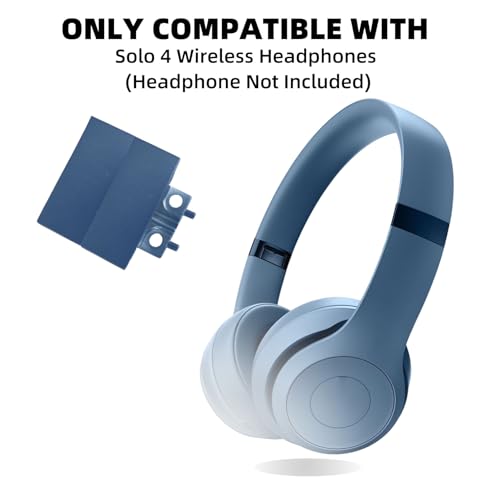 Metal Hinge Clip Pin Complete Replacement Repair Kit for Beats Solo4 | Solid metal hinge repair set with clip,cover and pins,simple to fix broken folding joints of Beats Solo4 headphones - color: Slate Blue
