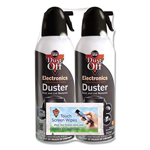 Dust-Off Disposable Compressed Gas Duster, 10 oz Cans, 2 Pack