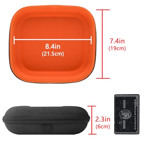 Geekria Shield Headphones Case Compatible with Bose QC Ultra II, QuietComfort 35 II Gaming Headset, QC35, Replacement Hard Shell Travel Carrying Bag with Cable Storage (Dark Grey)