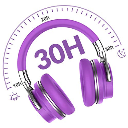 Million Sold 10 Years Classic E7 Active Noise Cancelling Headphones with Upgraded Noise Cancellation, Bluetooth Headphones Wireless with HD Sound Vivid Deep Bass, for Home Office Travel Gift Pcs - color: Purple, style: E7 Wireless Active Noise Cancelling