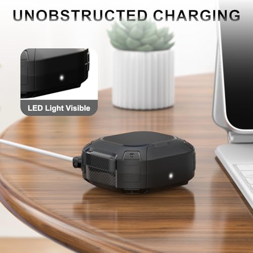 for Beats Powerbeats Fit Case Cover with Safety Lock & Phone Stand - color: Black, size: Beats Powerbeats Fit