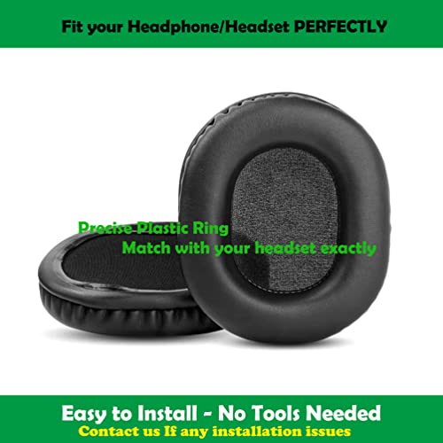 Professional Replacement Earpads Cushions Compatible with JVC HA-S90BN HA-S70BT Headphones Ear Pads with Softer Protein Leather/Memory Foam