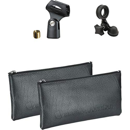 Audio-Technica AT2041SP Professional Studio Condenser Microphone Pack, Black