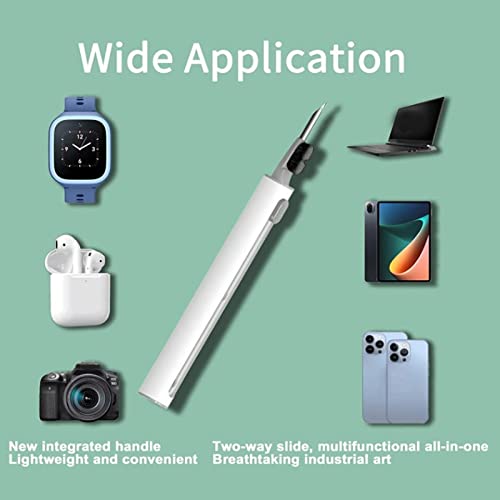 Bluetooth Earbuds Cleaning Pen Multifunctional Portable Safe Material Lightweight Dust Removal Tool for Earphones Headsets Mobile Phones Computers Cameras