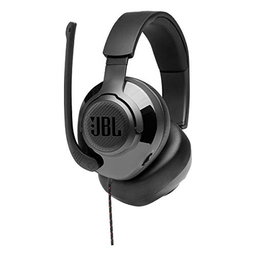 JBL Quantum 300 - Wired Over-Ear Gaming Headphones with JBL Quantum Engine Software - Black, Large - size: Large