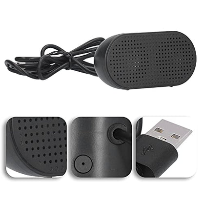 Zerodis USB Computer Speaker, Small PC Sound Bar for Laptop Desktop Computer, Portable Stereo Speaker with USB Power, Plug and Play for Home Office Music Outdoor