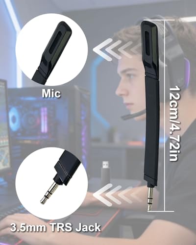 Replacement 3.5mm Game Microphone for Logitech G733 Gaming Mic