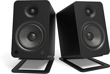 Kanto S6 Desktop Speaker Stands for Large Speakers (Black)