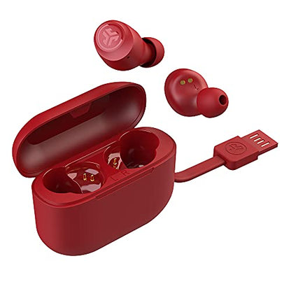 JLab, Go Air Pop, True Wireless Earbuds, Bluetooth 5.1, Dual Connect, IPX4, EQ3 Sound Settings, Rose - color: Rose