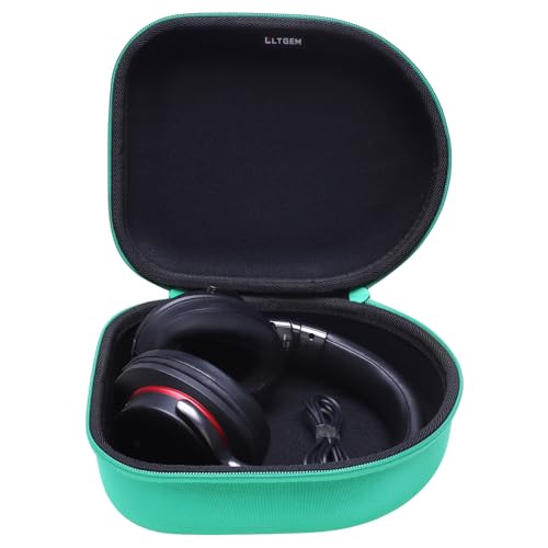 Case for Audio-Technica ATH-M20x/Raycon/JBL/Sony/Anker Headphone Green | Carrying Travel Headphone Case Hard Shell for Over Ear Headphone - color: Green