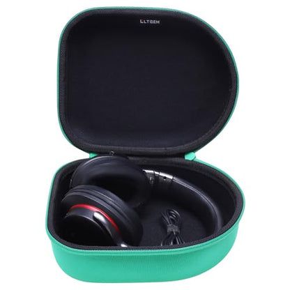 Case for Audio-Technica ATH-M20x/Raycon/JBL/Sony/Anker Headphone Green | Carrying Travel Headphone Case Hard Shell for Over Ear Headphone - color: Green